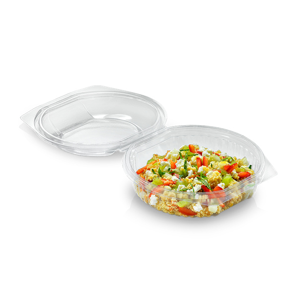 naturesse PLA Salatschale mit Klappdeckel 600ml