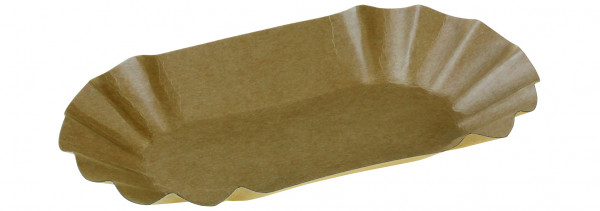 Tray Kraft, braun, 125x205x35 mm