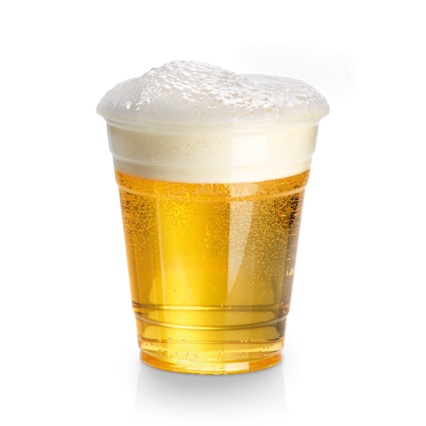 naturesse PLA Bierbecher mit Schaumrand 3 dl, Ø 9,6cm