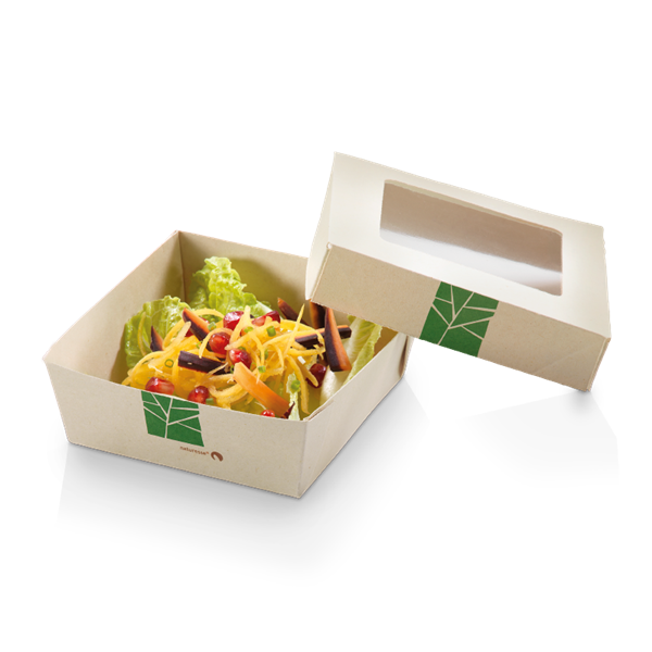 XXX naturesse PaperWise Salat-Box 1500ml, 17x17x8,5cm