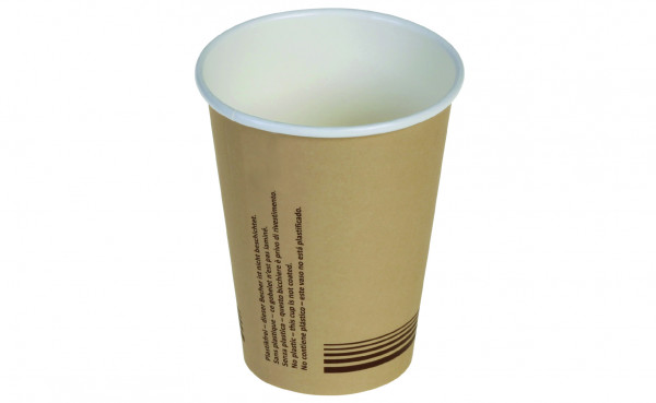 naturesse Kaffeebecher braun, 300 ml, ohne Plastiklaminierung