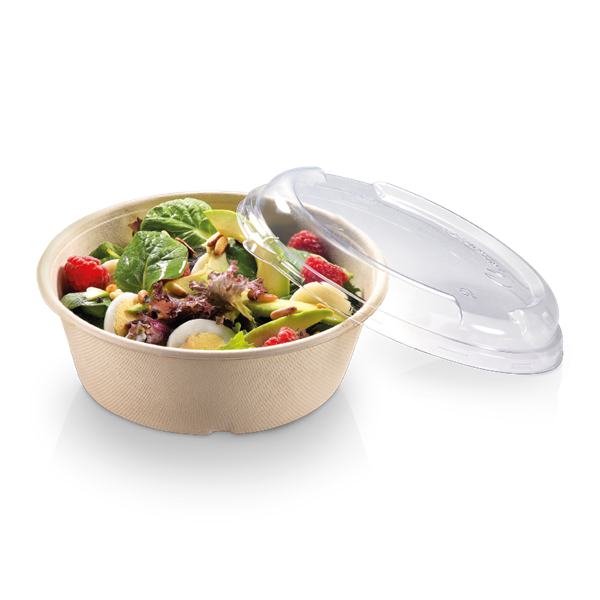 naturesse Zuckerrohr Bowle nature rund Ø19,5x6,5cm 1200ml