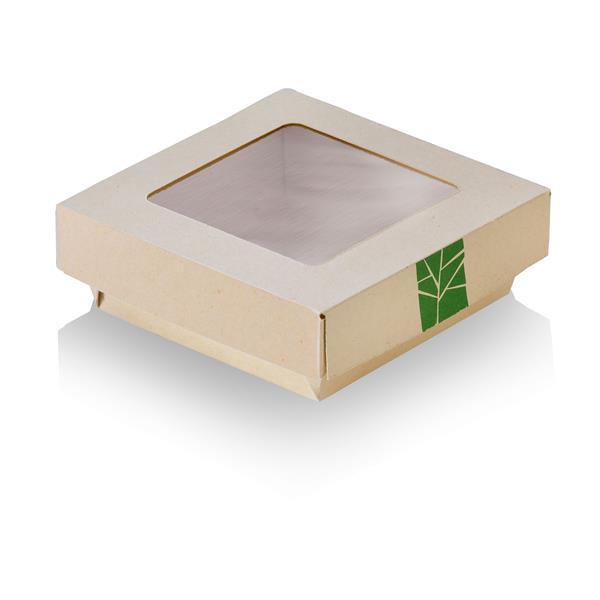 XXX naturesse PaperWise Deckel zur Salat-Box mit PLA-Fenster für Art. 15658