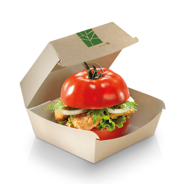XXX naturesse PaperWise Burger-Box mit Klappdeckel 16x15,5x9cm