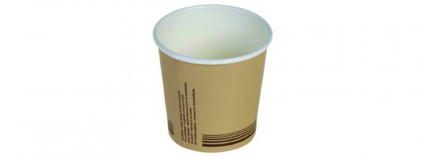 naturesse Kaffeebecher braun, 100 ml, ohne Plastiklaminierung