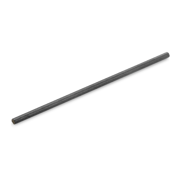 naturesse Papier Trinkhalm 6x230mm schwarz