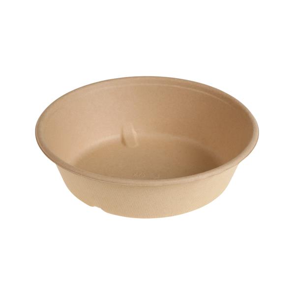 naturesse Zuckerrohr Bowle nature rund Ø19,5x5,2cm 900ml