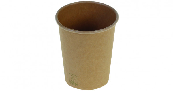 Kaffeebecher Kraft PLA unbleached, 2 dl, naturesse