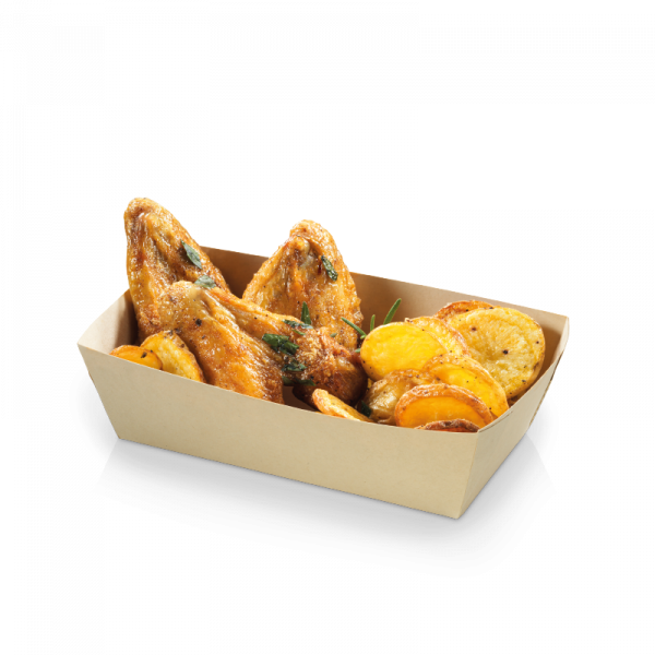 Bamboo Food Tray PLA 159x89x45mm, naturesse